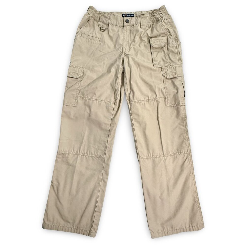 5.11 Tactical Pants Womens 10 Khaki Tan 64360 Cargo Ripstop Utility Work Outdoor